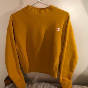 Yellow Champion mock neck
